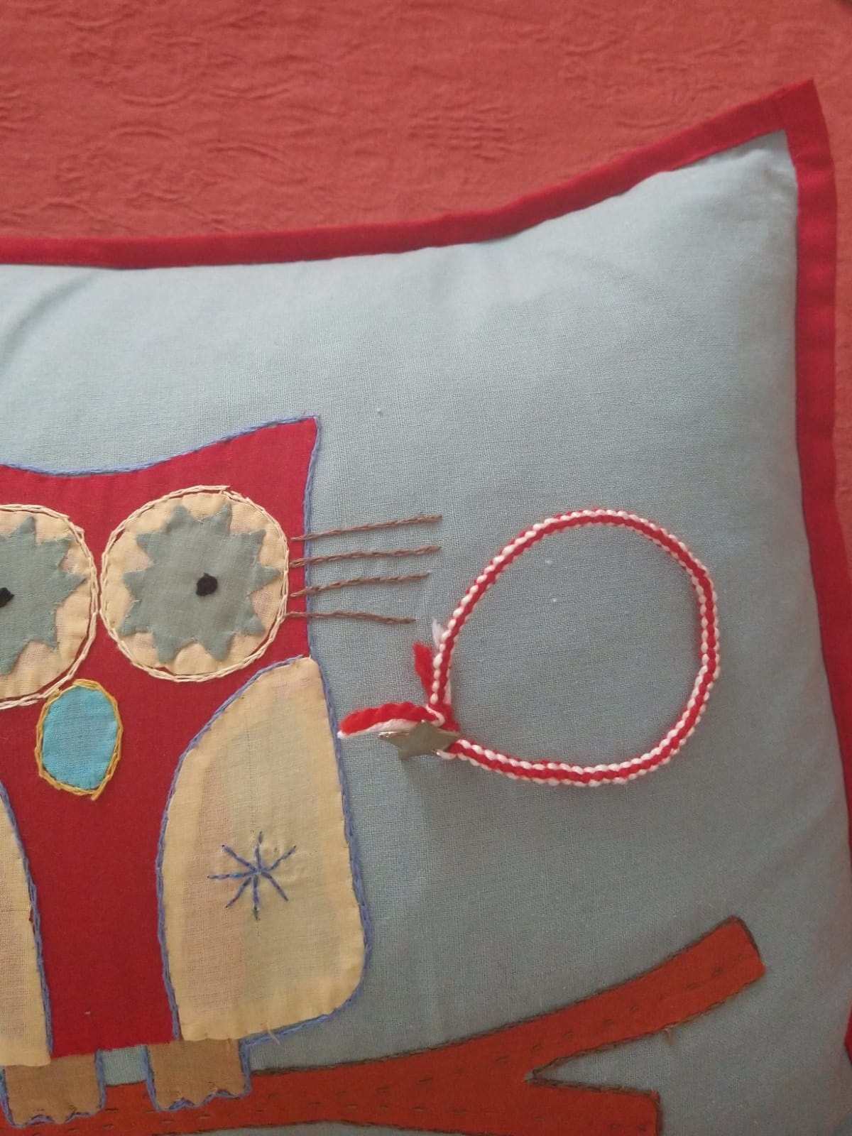 3. Cushion with an Owl